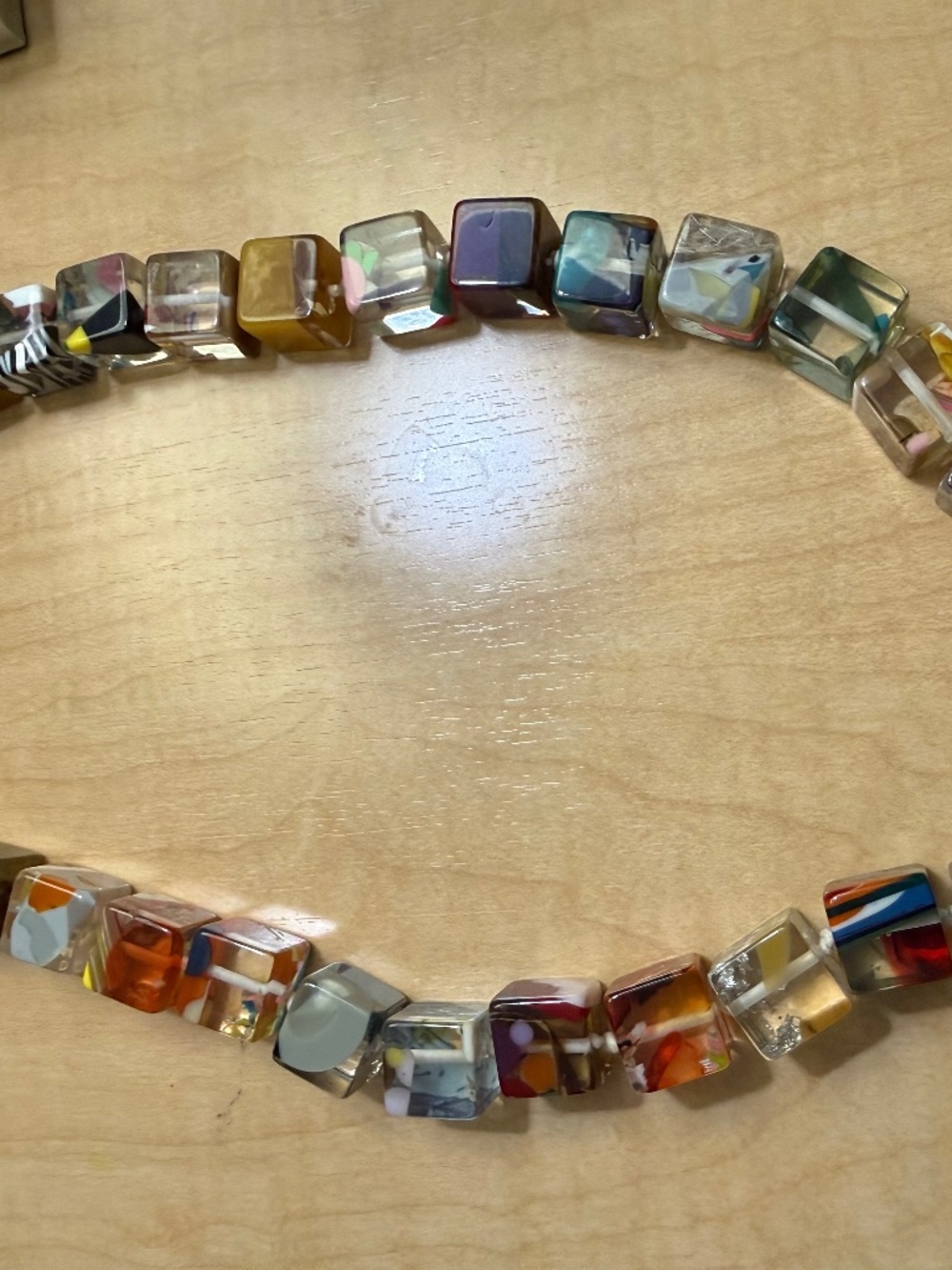 Sobral lucite colorful necklace